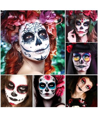 6 Colors Face Body Paint Palette - Washable Halloween SFX Makeup for Cosplay & Costume Accessories | Clown Vampire Bruise | #03 - Buy Online on GoSupps.com