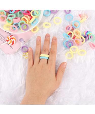 Phoetya Baby Hair Ties 200 Pcs - Candy Color Elastic Hair Bands for Kids Girls - Buy Online on GoSupps.com