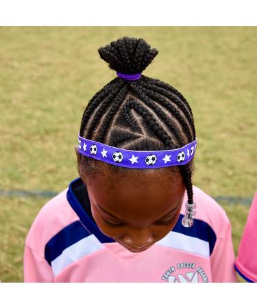 FROG SAC Girls Soccer Headbands - Adjustable No Slip Sports Hair Bands for Kids | Thin Elastic Athletic Headband for Girls - Hair Accessories - Buy Online on GoSupps.com
