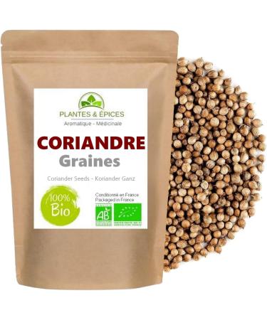 Organic Coriander Seed 50 g - Resealable Biodegradable Freshness Bag (50 g) - Buy Online on GoSupps.com