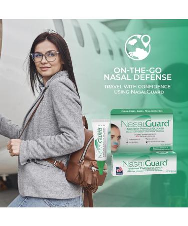 Airborne Particle Blocker Gel - Helps Reduce Inhalation of Allergens Pollutants & Irritants - Drug-Free Daily Use (Cool Menthol 3g Pack of 2) Over 150 Applications Pack of 2 Cool Menthol - Buy Online on GoSupps.com