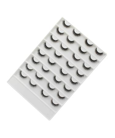 Dedila Short Natural 3D Mink False Eyelashes - 16 Pairs| Double Layer Fluffy Volume Makeup| Lightweight & Reusable Extensions - X02 - Buy Online on GoSupps.com