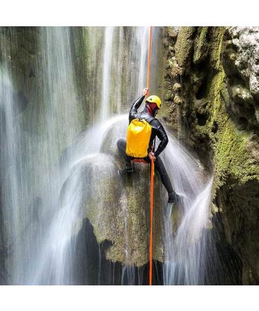 Pahion 12mm Static Climbing Rope - 10m to 200m for Indoor/Outdoor Use | Durable Ice Climbing & Rescue Equipment | Fire Protection | Yellow - Buy Online on GoSupps.com