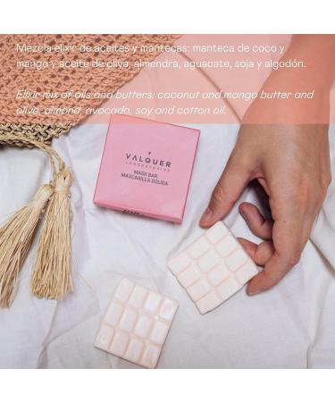 Valquer Laboratorios Solid Hair Mask with Vegetable Oil | 93% Natural Ingredients | Nourish & Moisturize Hair - 50g - Buy Online on GoSupps.com