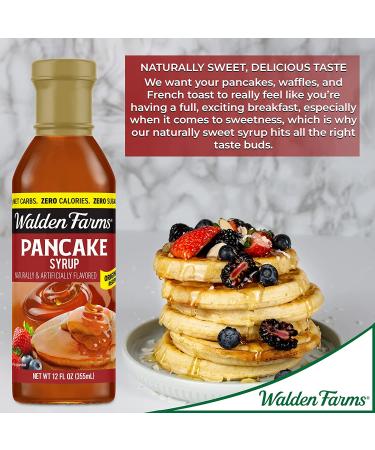 Walden Farms Calorie Free Pancake Syrup - 2 Pack (12 oz Bottles) | Sugar-Free Gourmet Syrup - Buy Online on GoSupps.com