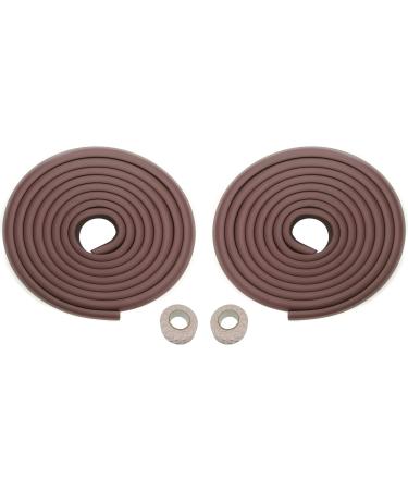 TUKA 32.8ft / 10M Edge Guard Extra Thick L-shaped Premium Foam Edge Protection Childproofing Child Senior Baby Safety | Anti Collision Strip Protector Edge 2x5m TKD7000 Maroon/Burgundy 10M(2x5) Edge Brown