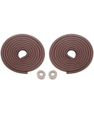 TUKA 32.8ft / 10M Edge Guard Extra Thick L-shaped Premium Foam Edge Protection Childproofing Child Senior Baby Safety | Anti Collision Strip Protector Edge 2x5m TKD7000 Maroon/Burgundy 10M(2x5) Edge Brown