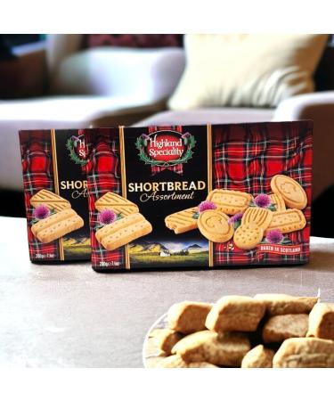 Shortbread Cookies Assortment Traditional Scottish Flavors 200g Twin Pack Tea Party - Buy Online on GoSupps.com