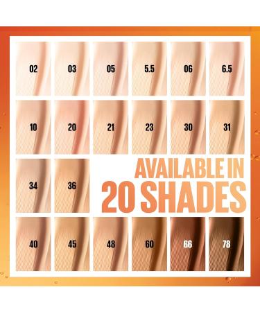 Maybelline Super Stay Skin Tint Foundation With Vitamin C - Shade 34 - 30 ml - Long-Lasting Vegan Formula - Buy Online on GoSupps.com