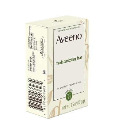 AVEENO Naturals Moisturizing Bar for Dry Skin 3.5 oz - Hydrating Skincare Bar for Dry Skin - Pack of 1 - Buy Online on GoSupps.com