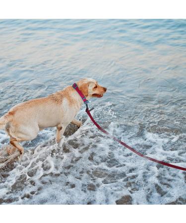 Wolfone 9m Waterproof Dog Leash - Heavy Duty Dark Red Recall Tow Line with Anti-Slip Handle for Outdoor Training - Buy Online on GoSupps.com