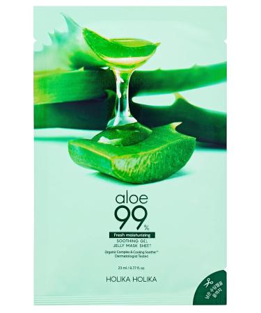 Aloe 99% Soothing Gel Jelly Mask Sheet - New // Aloe Vera Soothing Mask 99%