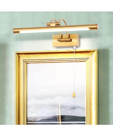 Mantolite LED Picture Lamp 8W 40cm Brass - Swiveling Head 3000K Interior Lighting Ideal for Art Display - Buy Online on GoSupps.com