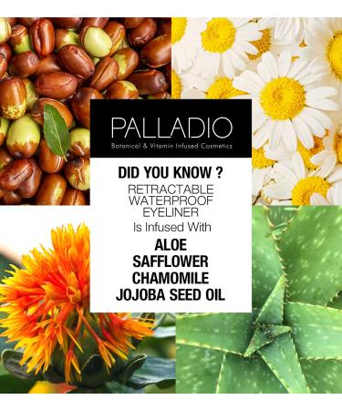 Palladio Retractable Waterproof Eyeliner - Smudge Proof & Long Lasting - Eggplant Color - 1 Count - Buy Online on GoSupps.com