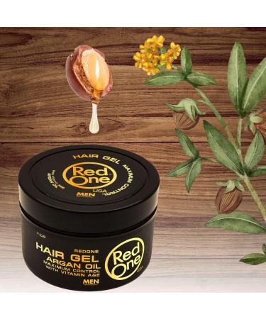 Red One Argan Hair Gel 450ml Pack of 2 gel pots. - Buy Online on GoSupps.com