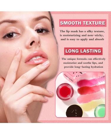 3PCS Bee Lip Balm Honey Pot Honey Strawberry Watermelon Lip Mask Sleeping Honey Lip Mask Overnight Hydrating Propolis Honey Pot Lip Balm for Cracked & Dry Lips Care with Pink Lip Mask Honey+Strawberry+Watermelon - Buy Online on GoSupps.com