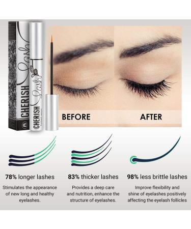 Cherish Lash Eyelash Growth Serum for Longer, Thicker, and More Luscious Natural Lashes - Stimulate Regrowth and Enhance Your Eyelashes - Buy Online on GoSupps.com