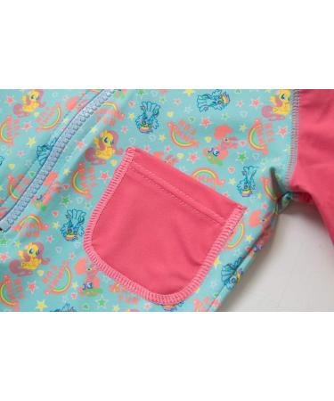 Bonverano Baby Girls UPF 50+ Sunsuit with Sun Cap (6-9 Months) - Pocket Design - Buy Online on GoSupps.com