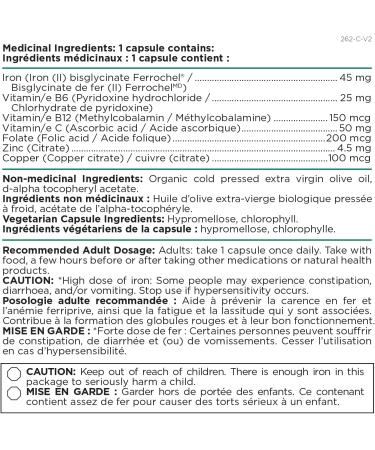 Platinum Naturals - EasyIron Extra Strength Capsules 60 Vegan Liquid Caps - Enhanced Red Blood Cell Formation Gentle on the Stomach - Iron Bisglycinate with B6 & B12 Vitamins Ideal for Men & Women - Buy Online on GoSupps.com