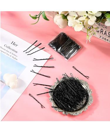 1000 Pcs Black Bobby Pins - Invisible Hairpins for Women | Hair Accessories for Thick, Long, Short Hair - Buy Online on GoSupps.com