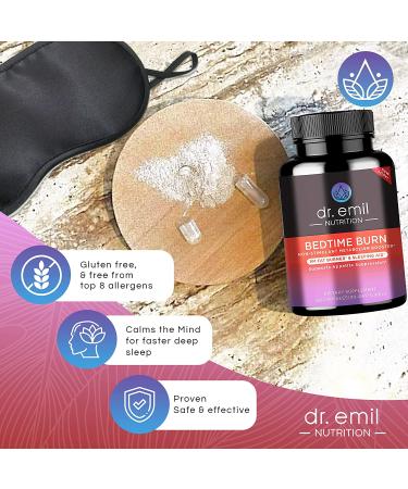 Dr. Emil PM Fat Burner & Sleep Aid - Nighttime Appetite Suppressant - 60 Capsules - Buy Online on GoSupps.com