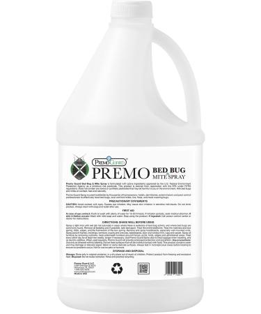 Premo Guard 128 oz Bed Bug & Mite Killer Spray | Fast Acting Treatment | Stain & Scent Free | Child & Pet Safe | Extended Protection | Natural Non-Toxic Formula - Buy Online on GoSupps.com