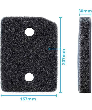 Besuso 10x Tumble Dryer Foam Filter for 9164761 Dryer Heat Pump Dryer Sponge Filter Mat Condensed Dryer Lint Filter - Buy Online on GoSupps.com