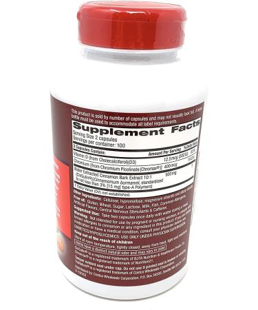 TruNature Advanced Strength Cinsulin Cranberry 200 Count - Natural Blood Sugar Support - Buy Online on GoSupps.com
