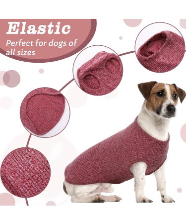 Hjumarayan Dog Sweater - Washable Striped Elastic Sweater for Large & Medium Dogs - Red XXL - Perfect for Comfort & Style - Buy Online on GoSupps.com
