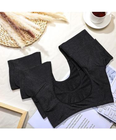 2 Pcs Underarm Sweat Vest for Women - Reusable Armpit Sweat Proof Shirt - Washable Dress Shields - Anti Sweat Underarm Guard - Women's Underwear Vest for Armpit Protection - Buy Online on GoSupps.com