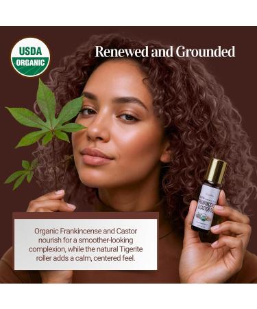 BodyJ4You Frankincense + Lemon Essential Oil Roll On Duo - USDA Organic Castor Oil + MCT Coconut Oil Bases - Tigerite and Yellow Jade Stone Rollers - Grounding Pulse Points Daytime Uplift Wrist Neck C - Buy Online on GoSupps.com