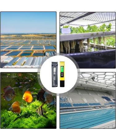 TDS Digital Water Tester Water Quality Test Pen Professional Drinking Water Testing Pen Multifunctional Digital Water Tester Yellow - Buy Online on GoSupps.com