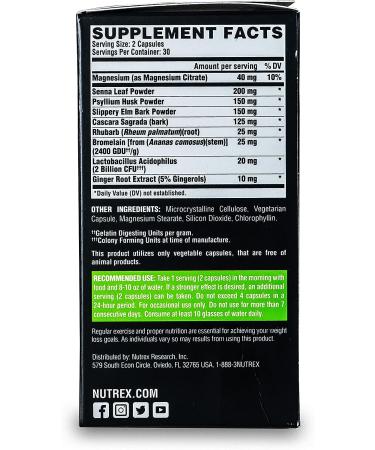 Nutrex Research Lipo-6 Cleanse & Detox | 7 Day Fast-Acting Colon Cleanser for Weight Loss & Digestive Health - Buy Online on GoSupps.com