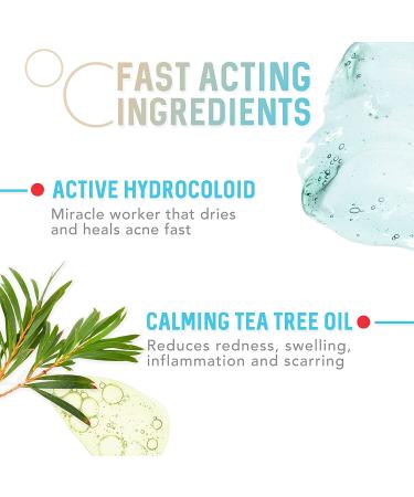 Hydrocolloid Acne Patches (120 Pack) with Tea Tree Oil - Pimple Stickers for Healing Acne - Zit Patch Treatment - Buy Online on GoSupps.com