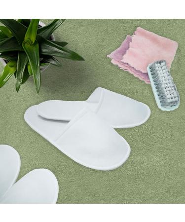 10 Pairs Disposable Closed Toe Slippers | Anti-Slip Spa Slippers for Hotels & Homes - Comfortable Guest Footwear - Buy Online on GoSupps.com