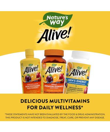 Nature's Way Alive! Complete Energy Multivitamin for Men - High Potency B-Vitamins - 130 Tablets - Buy Online on GoSupps.com