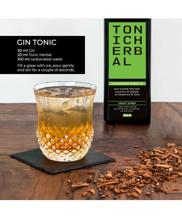 Kofi Ti Herbal Tonic Syrup - Craft Natural Quinine Concentrate for Tonic Water & Cocktails - 950 ml (Pack of 1) - Buy Online on GoSupps.com
