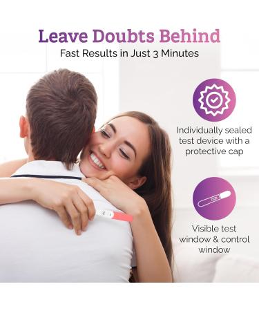 Versea Easy Lab One Step Pregnancy Kit - 2 Pack | 99% Accuracy Rapid Response Tests for Early Detection - Fast & Easy Home Use - Buy Online on GoSupps.com