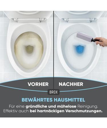 Effective 3-Piece Pumice Stone Toilet Cleaner - Stubborn Urine & Lime Remover with Black Handle - Ultimate Toilettenstein for Deep Cleaning - Buy Online on GoSupps.com