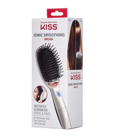 Kiss Anti-Frizz Ionic Smoothing Hair Brush - Frizz-Free Styling Tool - Buy Online on GoSupps.com