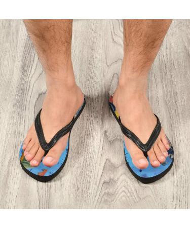 Mnsruu Bunter Coral Reef Flip Flops for Men & Women - Stylish Sandals for Travel Hotel Spa & Home - Buy Online on GoSupps.com