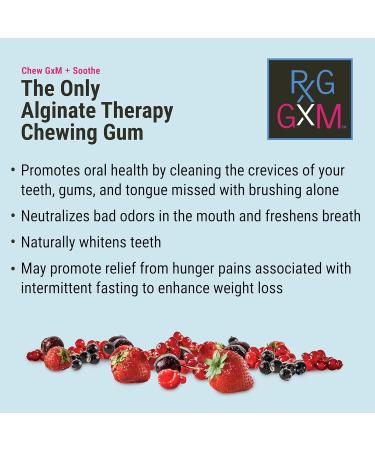 Reflux Gourmet Berry Soothe Gum | Natural Alginate Therapy for Acid Reflux Relief | Sugar-Free Gluten-Free Vegan Support - Buy Online on GoSupps.com