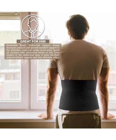 ORTONYX Premium Umbilical Hernia Belt with Support Pad - Black OX5241-10-S/M (22-35) | Abdominal Binder for Men and Women - Buy Online on GoSupps.com