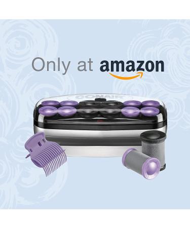 Conair Jumbo & Super Jumbo Ceramic Hot Rollers Set with Bonus Super Clips - 1.5 and 1.75 Rollers - Amazon Exclusive - Buy Online on GoSupps.com