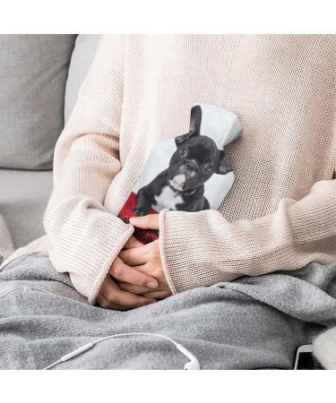 Buy Bulldog Hot Water Bottle with Plush Cover - Bed Warmer for Adults & Kids (26.5x15.3cm) - International Shipping - Buy Online on GoSupps.com