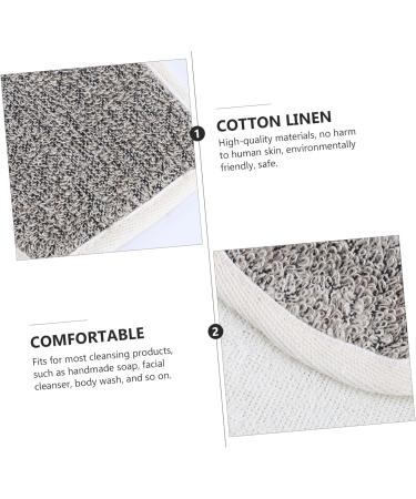 Healeved 10 Pcs Flip Soap Foam Net Bathing Soap Bag Soap Foaming Pouches Exfoliator Sponge Bags Cotton Linen - Buy Online on GoSupps.com