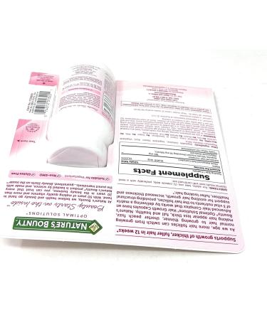 Nature's Bounty Hair Growth Supplement 1 Per Day Clinically Shown to Support Thicker Fuller Hair with Biotin Silicon & Arginine 90 Capsules - Buy Online on GoSupps.com