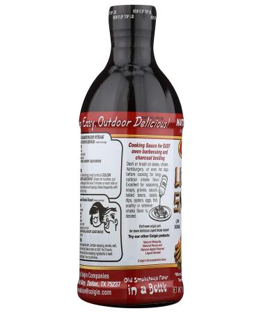 Colgin Liquid Smoke 16 oz: Natural Hickory Flavoring for BBQ, Grilling, and Cooking - Buy Online on GoSupps.com