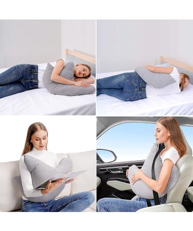 Rotator Cuff Pillow - Shoulder Surgery Side Sleeper Pillow for Neck & Shoulder Pain Relief - Post-Surgery Support (Grey) - Buy Online on GoSupps.com