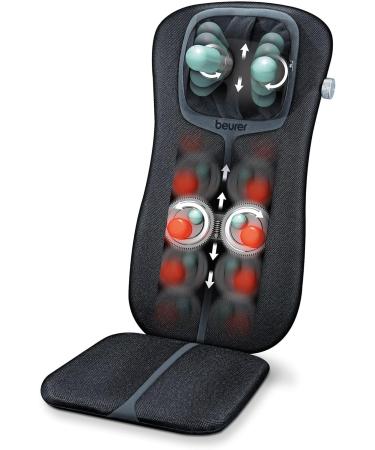 Beurer MG 254 Shiatsu Seat Cover - Neck & Full Back Massage - Black/Grey | International Shipping Available - Buy Online on GoSupps.com